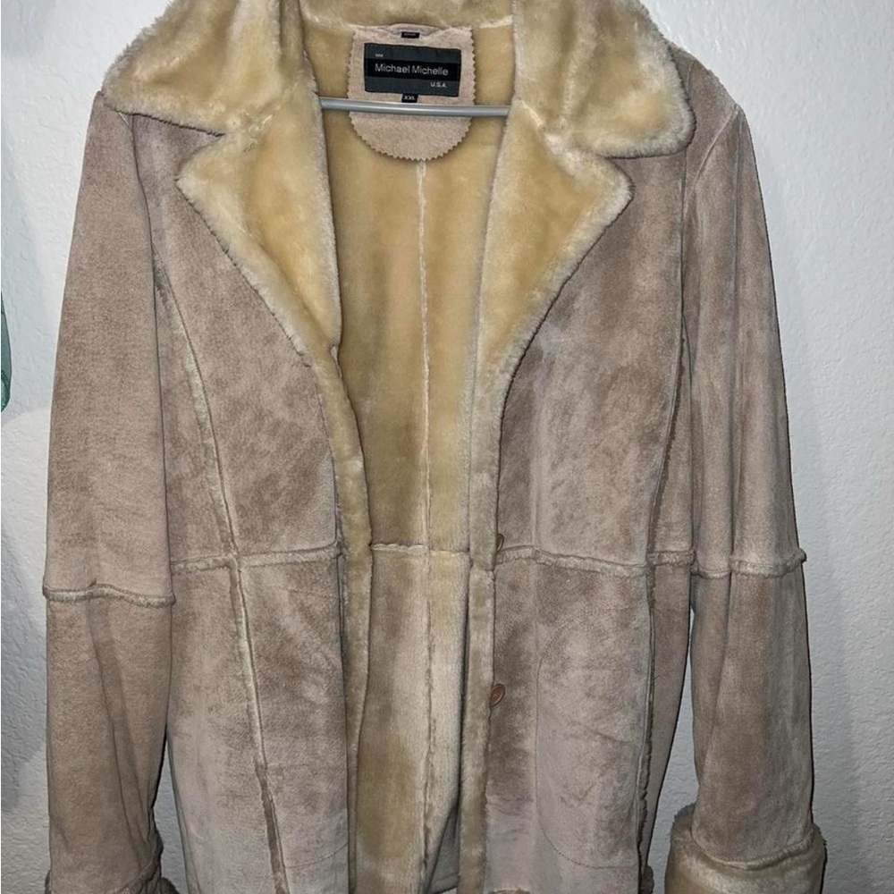 Michael Michelle Vintage Women's
Genuine Leather Coat Size XXL